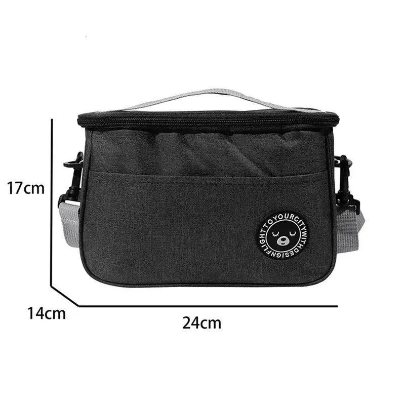 🍱 Insulated Lunch Box for Men & Women | Travel Portable Camping Picnic Bag | Cold Food Cooler Thermal Bag with Strap for Kids & Adults 🎒