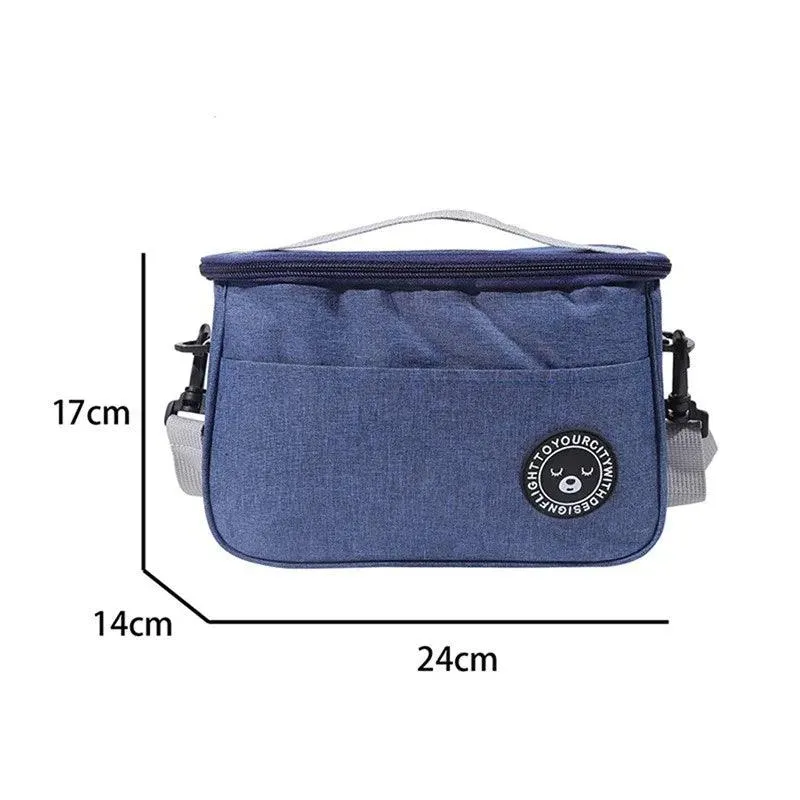 🍱 Insulated Lunch Box for Men & Women | Travel Portable Camping Picnic Bag | Cold Food Cooler Thermal Bag with Strap for Kids & Adults 🎒