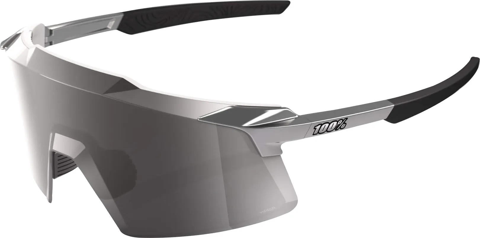 100% Aerocraft Cycling Sunglasses - Gloss Chrome