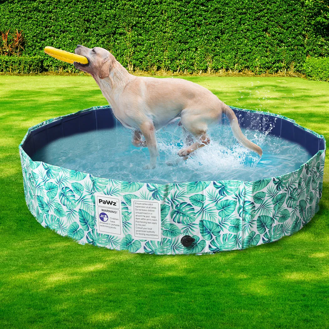 120cm Pet Dog Swimming Pool Cat Portable BathTub Kid Shower Washing Folding