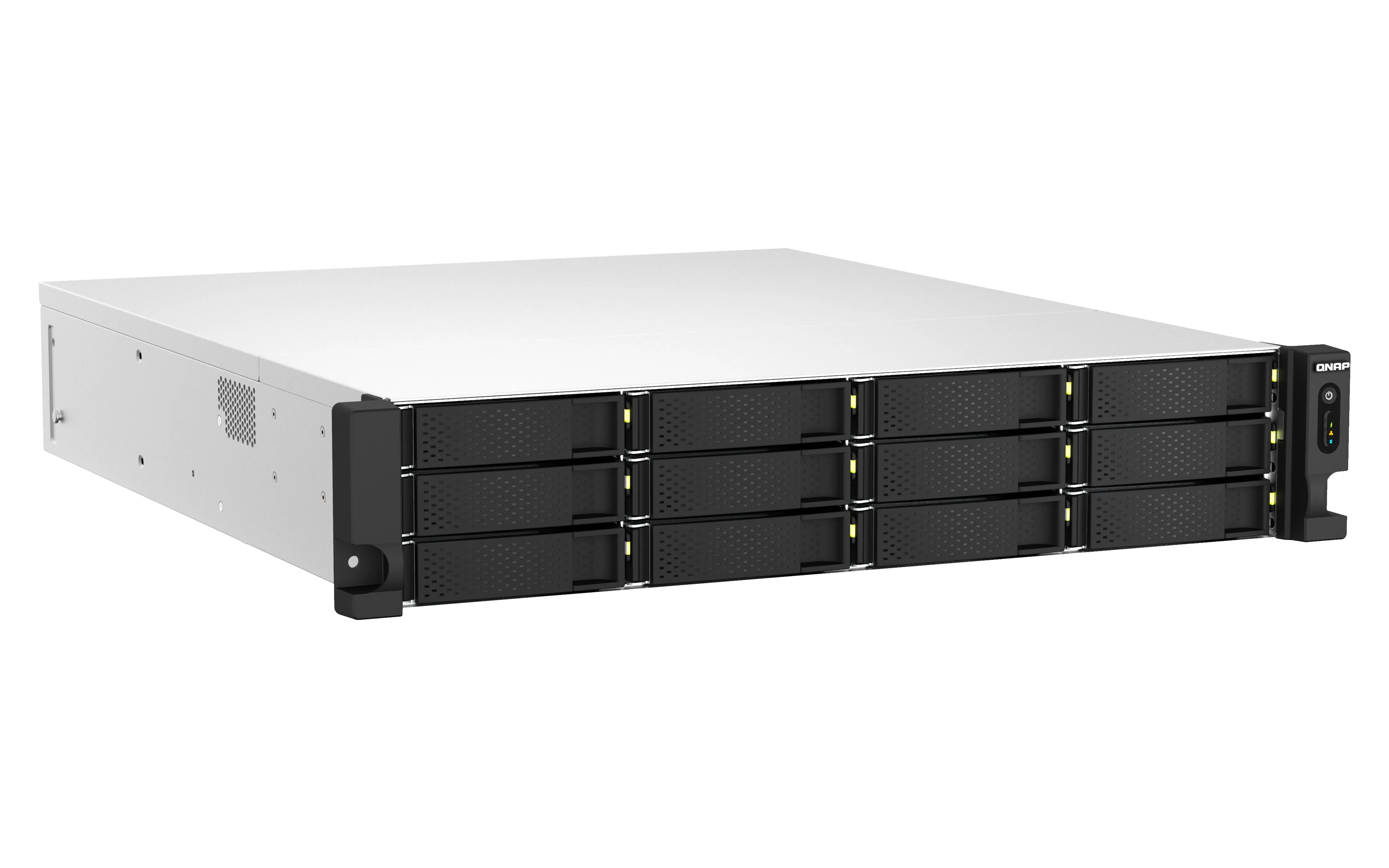 18-Bay 2U Rackmount Nas Intel Xeon E-2334 4 Cores / 8 Threads 3.4 Ghz Processor (Boost Up To 4.8 Ghz) 16 Gb Ecc Ddr4 12 X 2.5In/3.5In Sata 6Gbps Hdd/Ssd   6 X 2.5In Sata 6Gbps 2 X 10Gbase-T 2 X 2.5Gbe 4 X Usb 3.2 Gen2 ( Usb-A) 2 X Pcie Gen4 X4