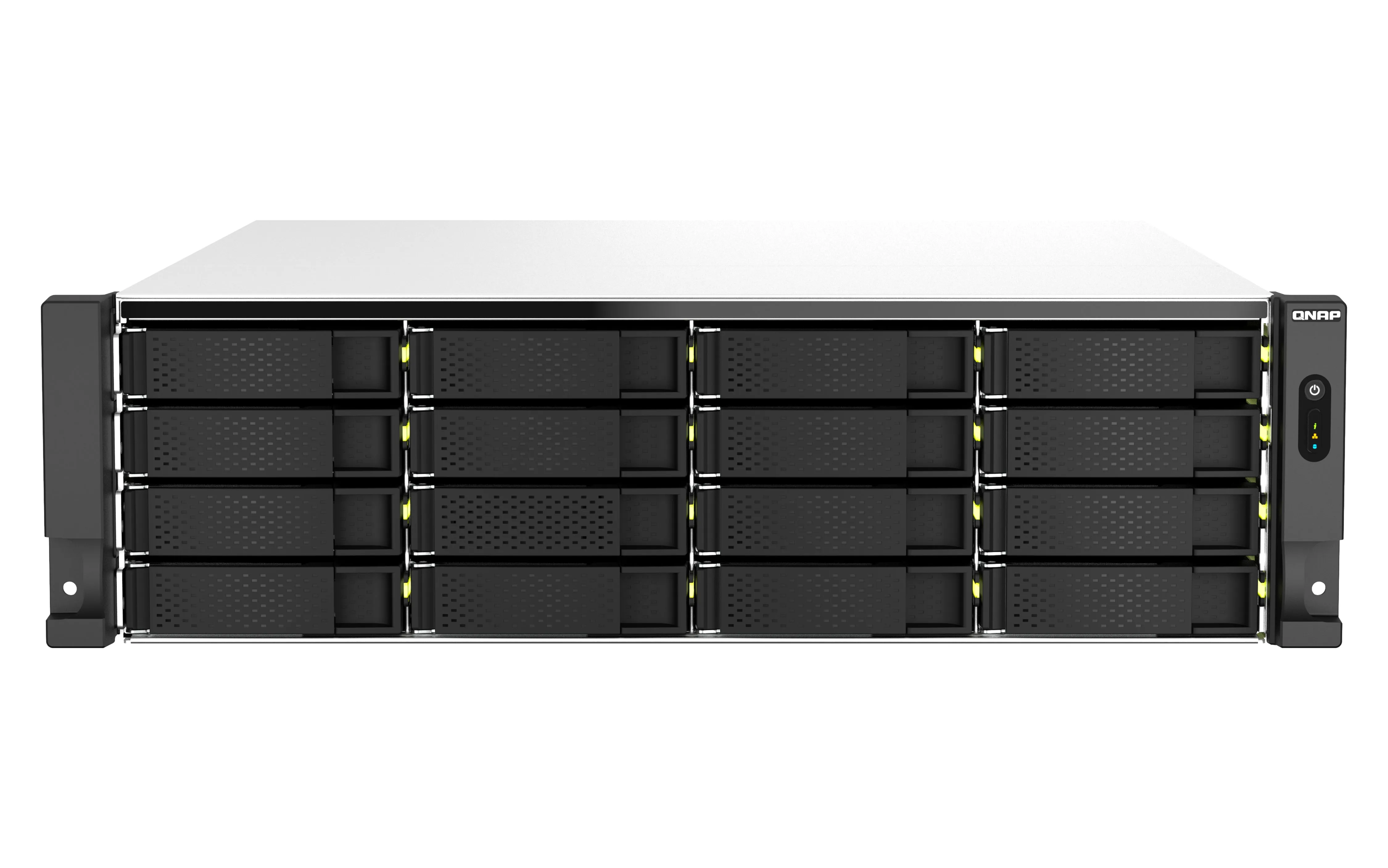 22-Bay 3U Rackmount Nas Intel Xeon E-2378 8 Cores / 16 Threads 2.6 Ghz Processor (Boost Up To 4.8 Ghz) 64 Gb Ecc Ddr4 16 X 2.5In/3.5In Sata 6Gbps Hdd/Ssd   6 X 2.5In Sata 6Gbps 2 X 10Gbase-T 2 X 2.5Gbe 4 X Usb 3.2 Gen2 ( Usb-A) 2 X Pcie Gen4