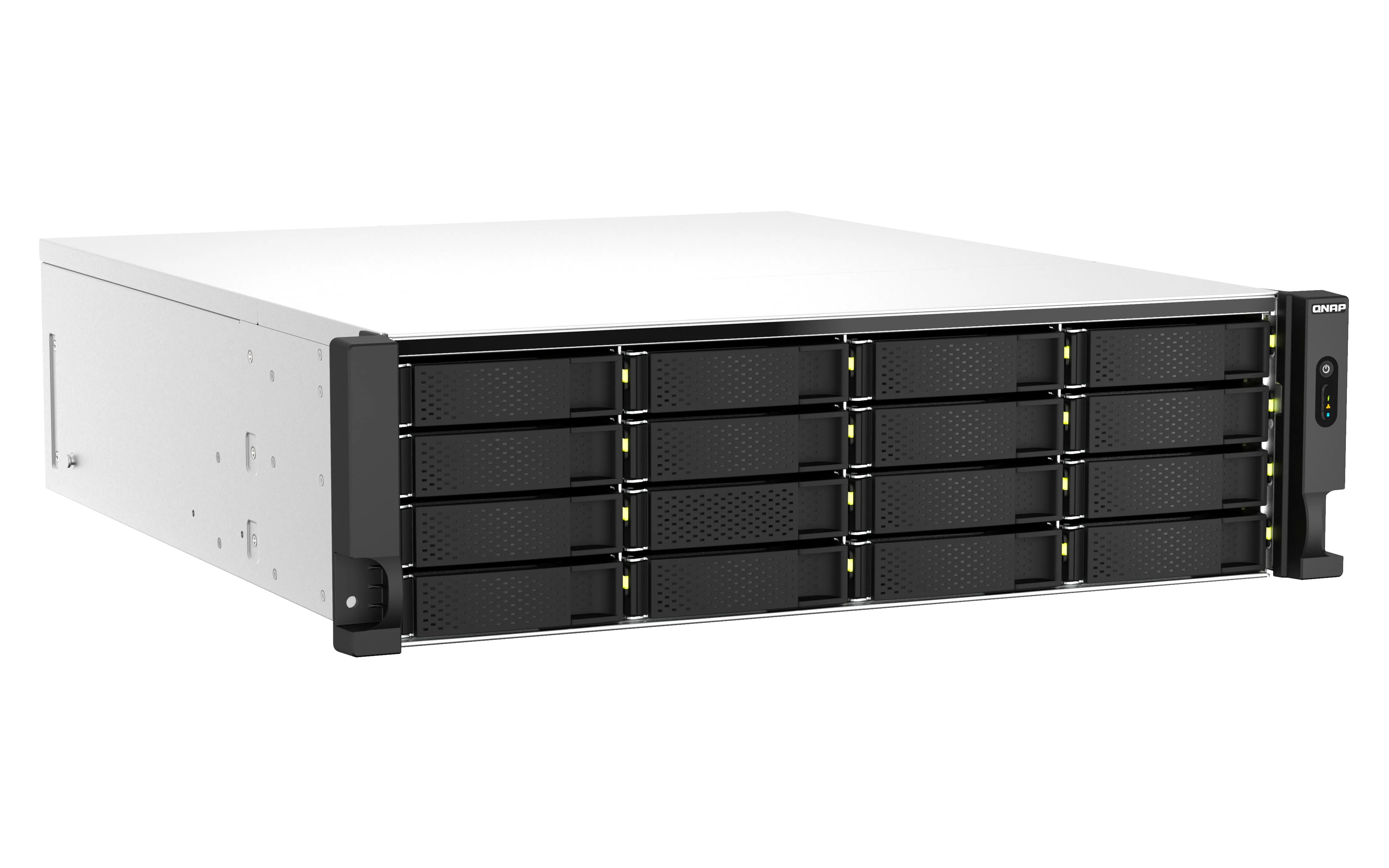 22-Bay 3U Rackmount Nas Intel Xeon E-2378 8 Cores / 16 Threads 2.6 Ghz Processor (Boost Up To 4.8 Ghz) 64 Gb Ecc Ddr4 16 X 2.5In/3.5In Sata 6Gbps Hdd/Ssd   6 X 2.5In Sata 6Gbps 2 X 10Gbase-T 2 X 2.5Gbe 4 X Usb 3.2 Gen2 ( Usb-A) 2 X Pcie Gen4