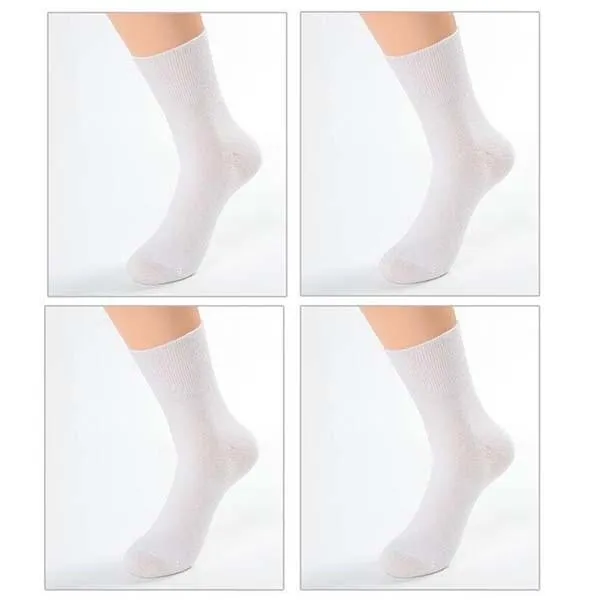 4 pairs Unisex Bamboo Diabetes Hypertension Varicose Veins Prevention Socks