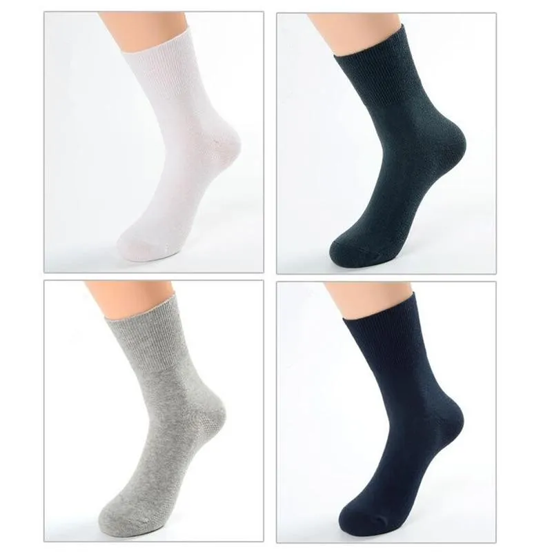 4 pairs Unisex Bamboo Diabetes Hypertension Varicose Veins Prevention Socks