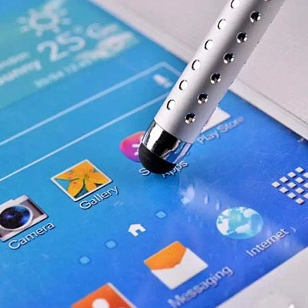 5x Retractable Flexible Capacitive Stylus Touch Pen for All Mobile Phone