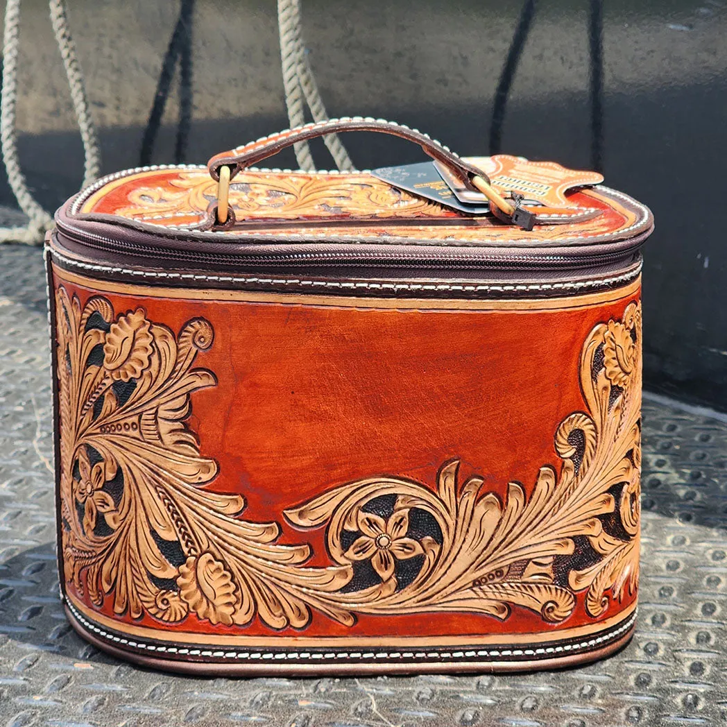 American Darling Large Tooled Oval Case