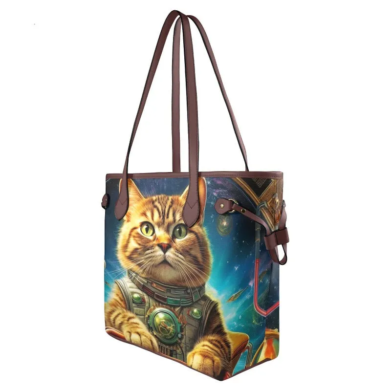 Astro Cat Print - Cat Lover Tote Bag