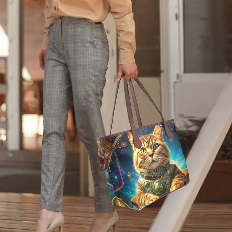 Astro Cat Print - Cat Lover Tote Bag