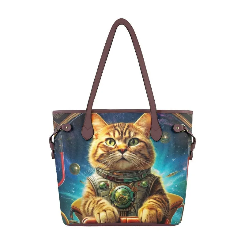 Astro Cat Print - Cat Lover Tote Bag