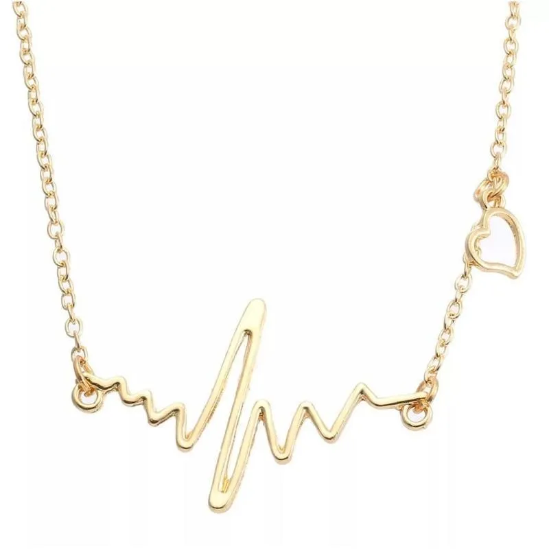 Be Still My Beating Heart Dainty Silver or Gold Necklace