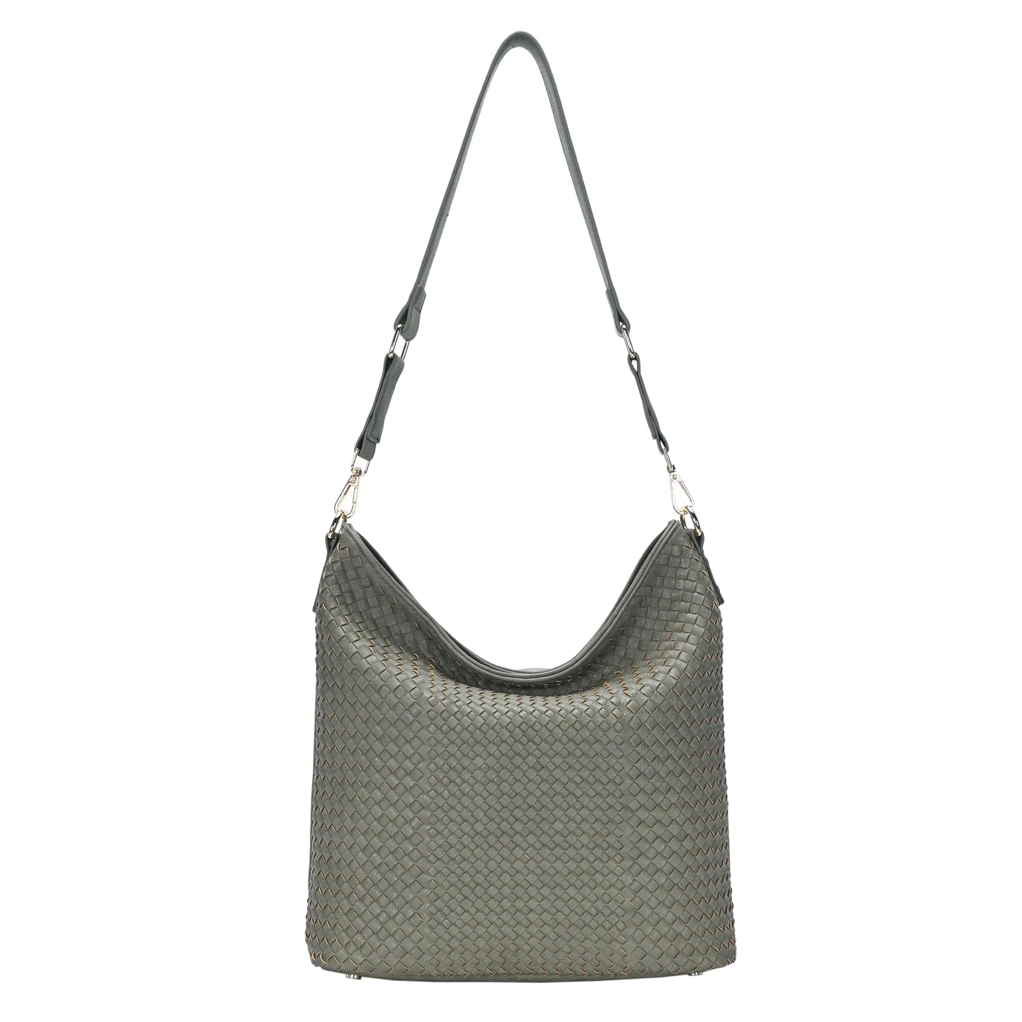 BGA3239 City Weaved Hobo Bag