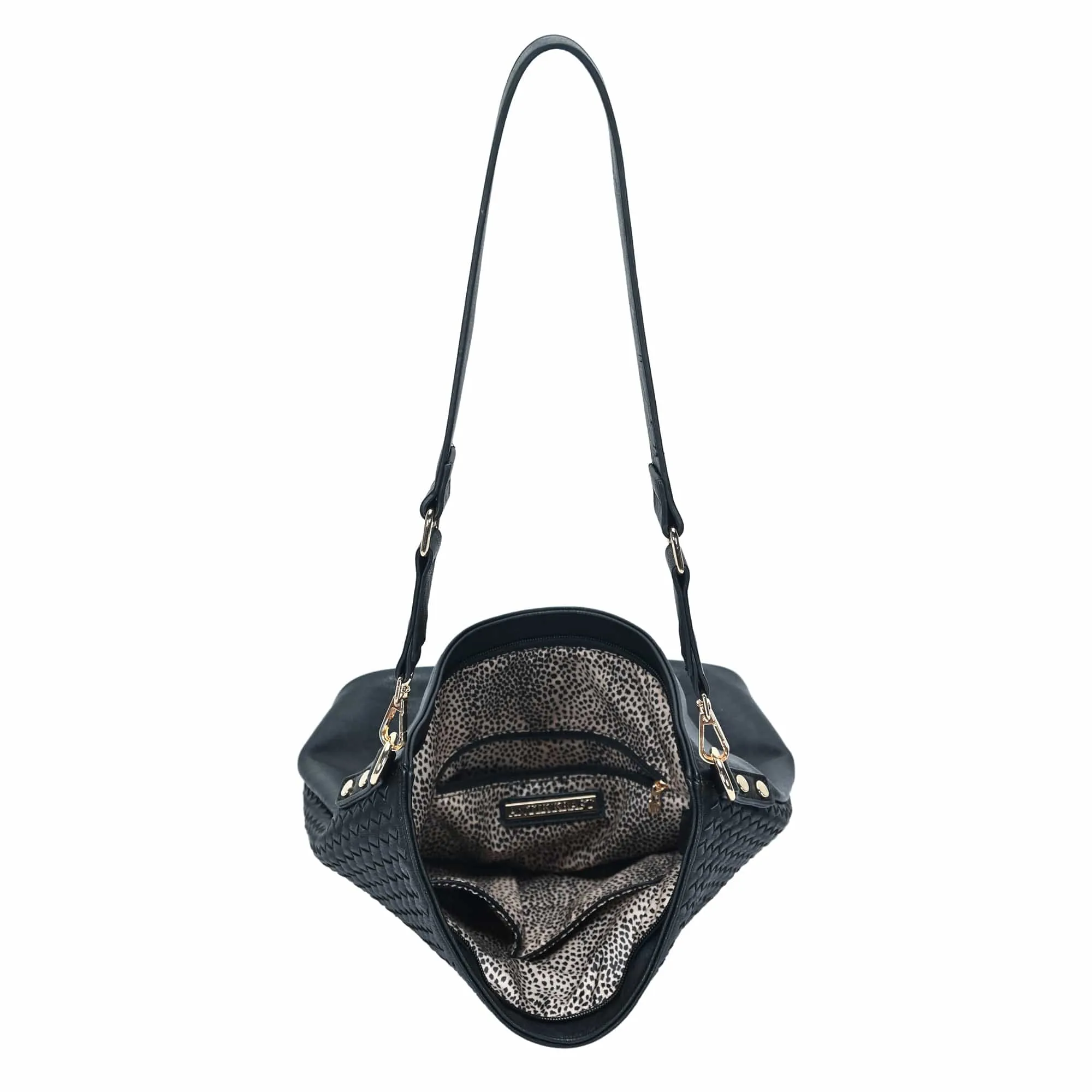 BGA3239 City Weaved Hobo Bag