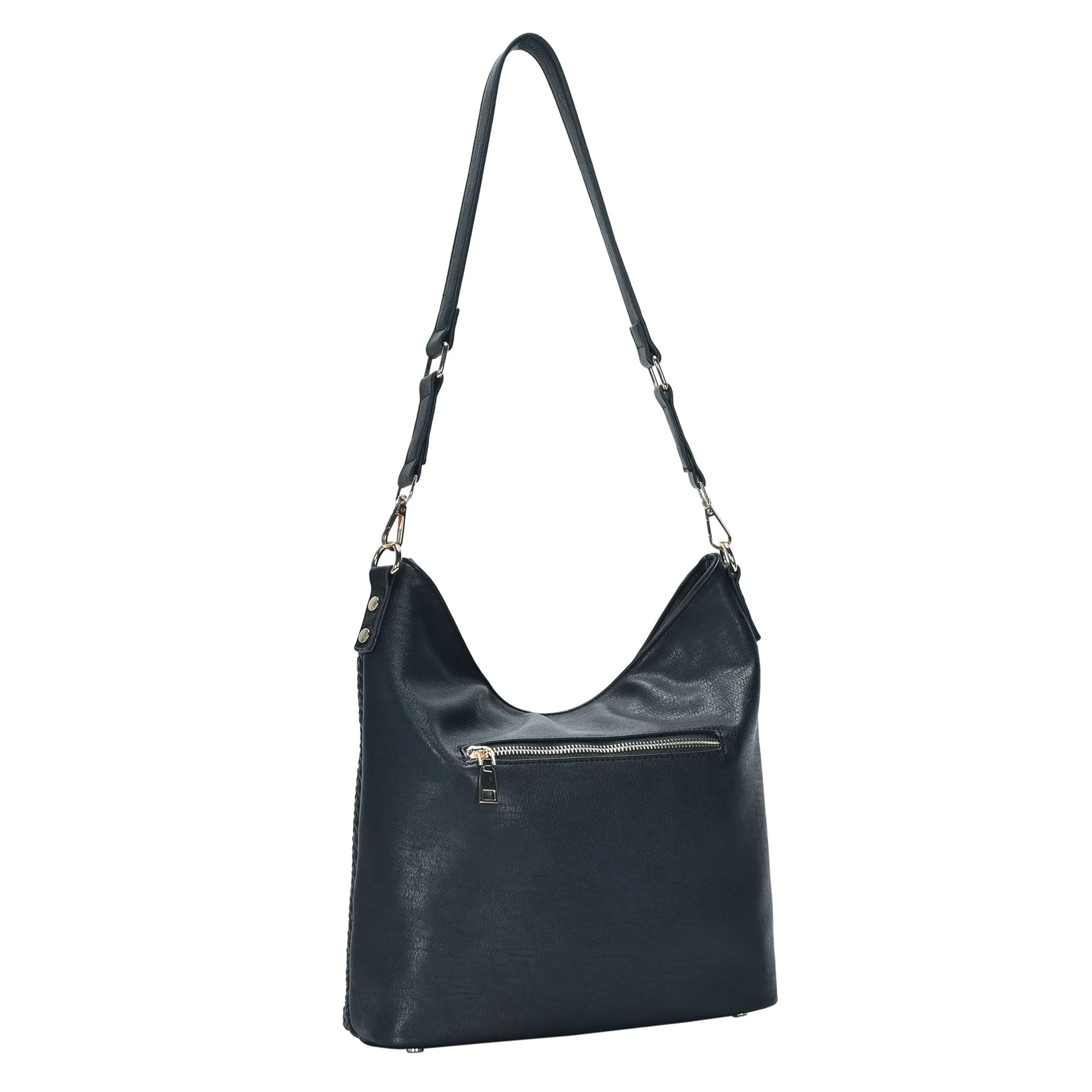 BGA3239 City Weaved Hobo Bag