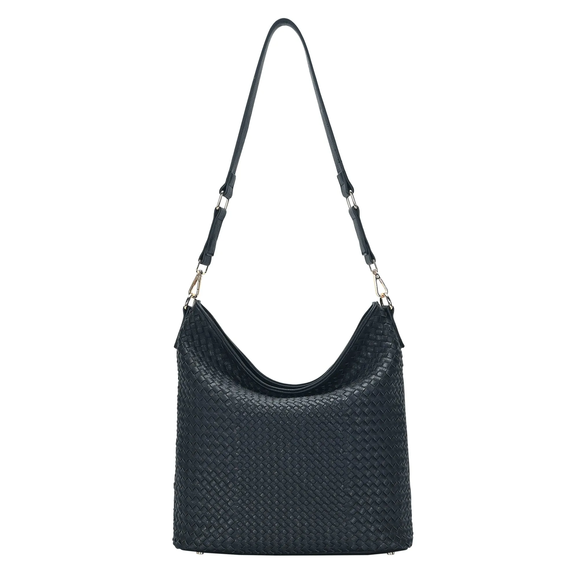 BGA3239 City Weaved Hobo Bag