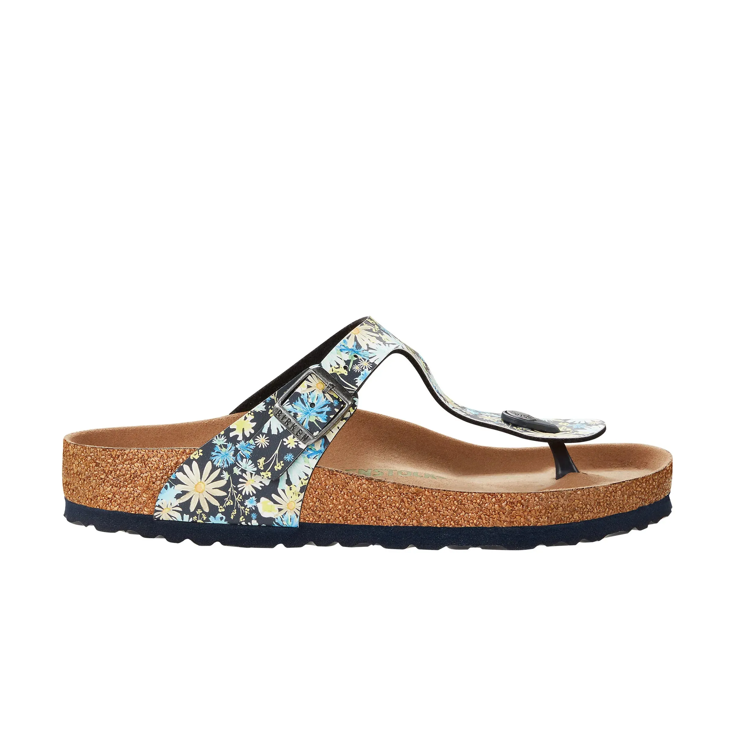 Birkenstock Gizeh Vegan Birko-Flor Sandal (Women's) Dusty Blue Multicolour 1021503