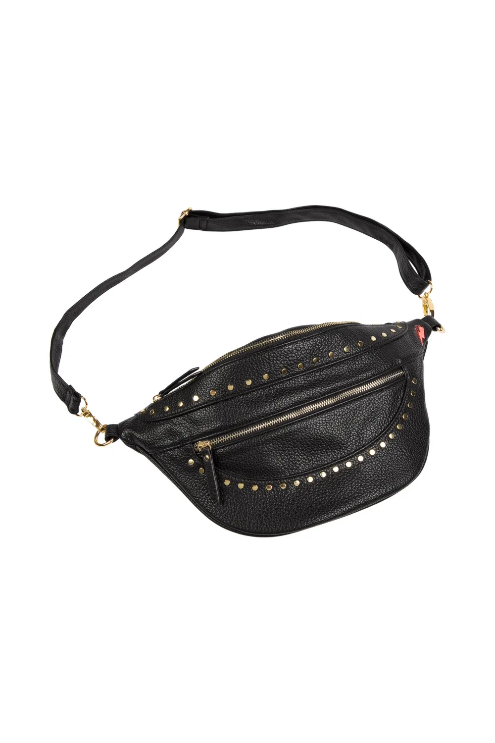 Black Studded Bum Bag