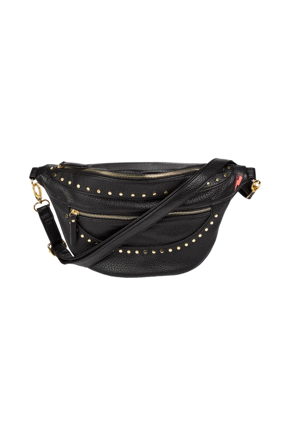 Black Studded Bum Bag