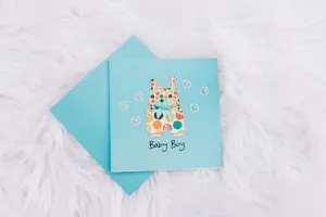 Blue Baby Boy Card