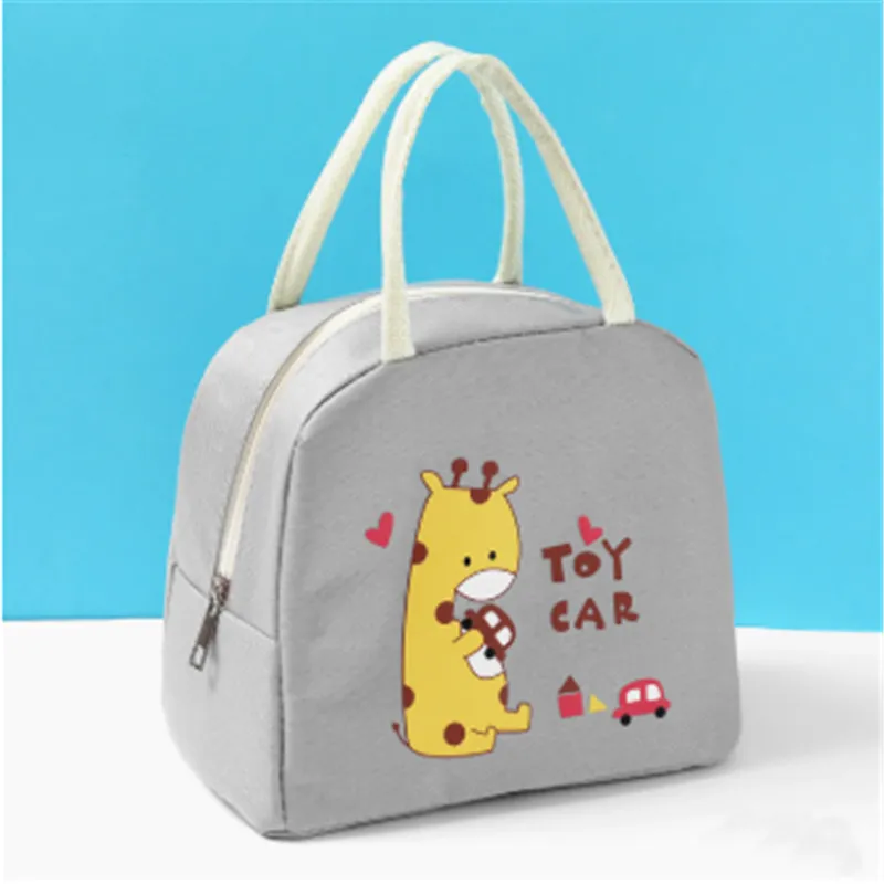 Cartoon Lunch Bag Insulation Bag Oxford Cloth Lunch Bag With Rice