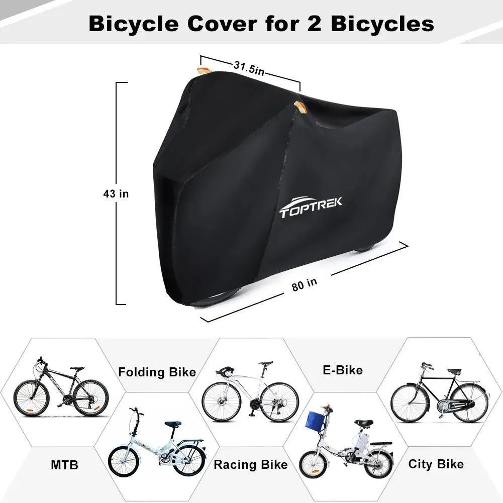 Double Bike Cover: Ultimate UV & Waterproof Protection for Two Bicycles