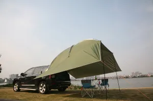 Family Camping Sun Shelter SUV Car Rear Trunk Awning Car Tail Canopy Tent