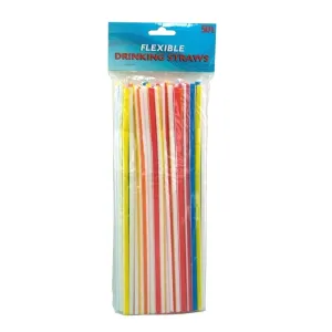 Flexible Drinking Straws - 50 count