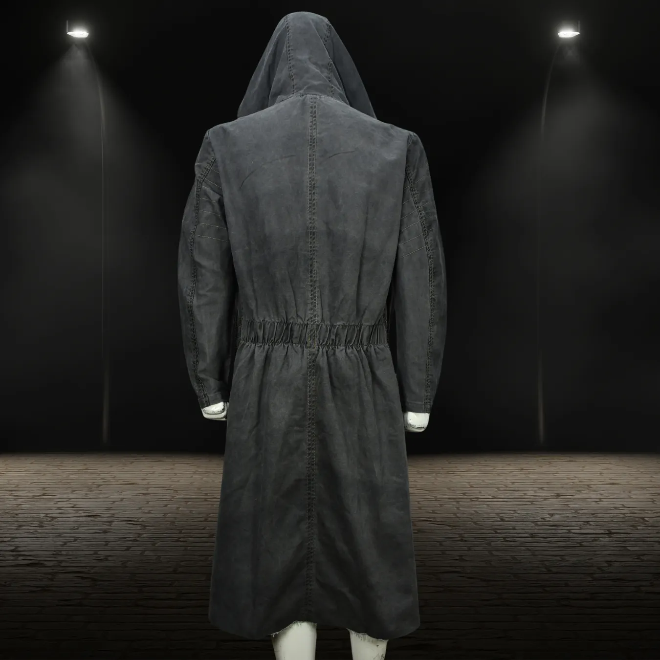 FO Distressed Trench Coat / Inspired Duster Ghost Costume Gift for loved one