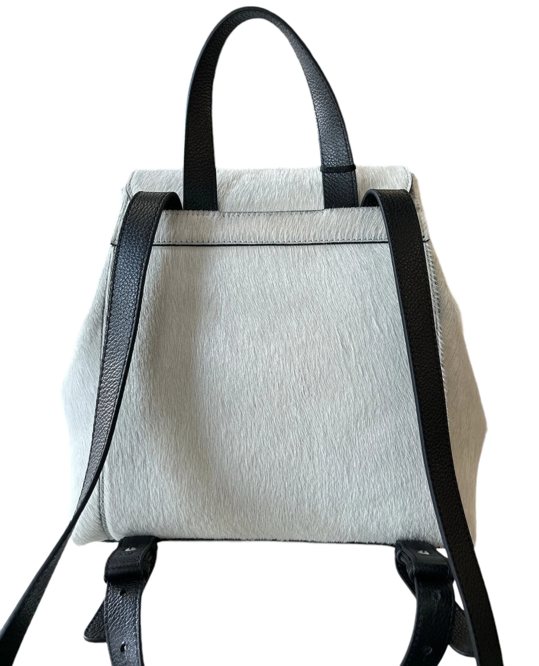 Gioele Backpack Horsehair & leather