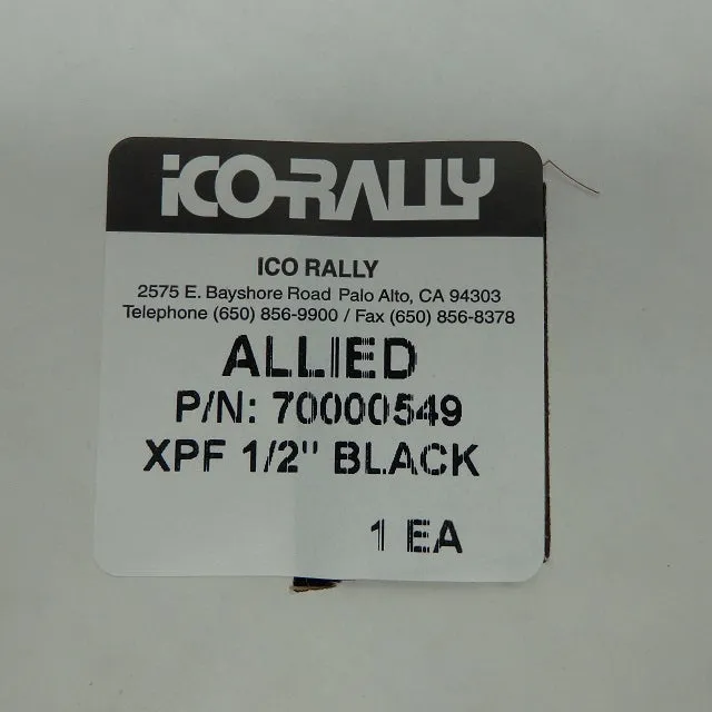 Ico-Rally 0.5" Polyester Flame Retardant Expandable Sleeving XPF 1/2" BLACK