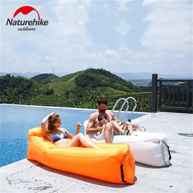 Inflatable Lounger Air Sofa Couch, Portable Waterproof Anti-Air Leaking for Indoor/Outdoor, Camping, Traveling