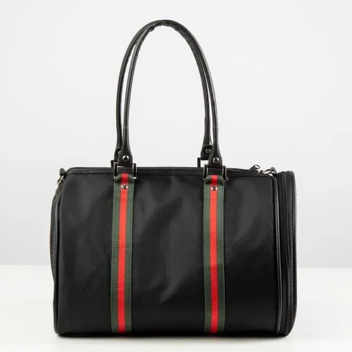 JL Duffel - Black with Stripe