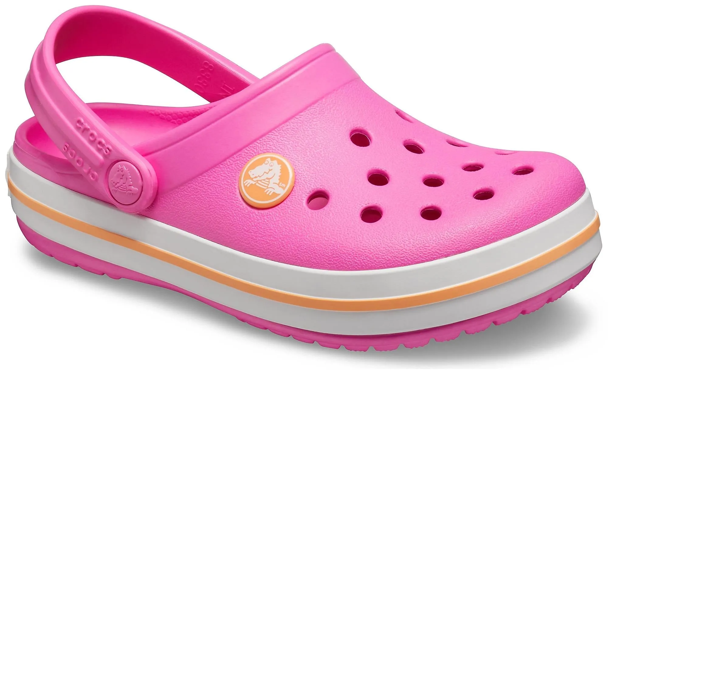 Kids Crocband Clog - Pink/Cantaloupe