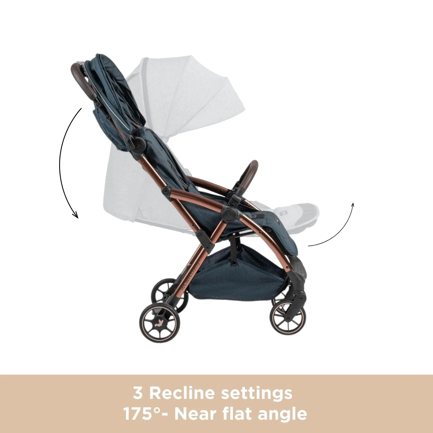 Leclercbaby Influencer Air Stroller Denim Blue