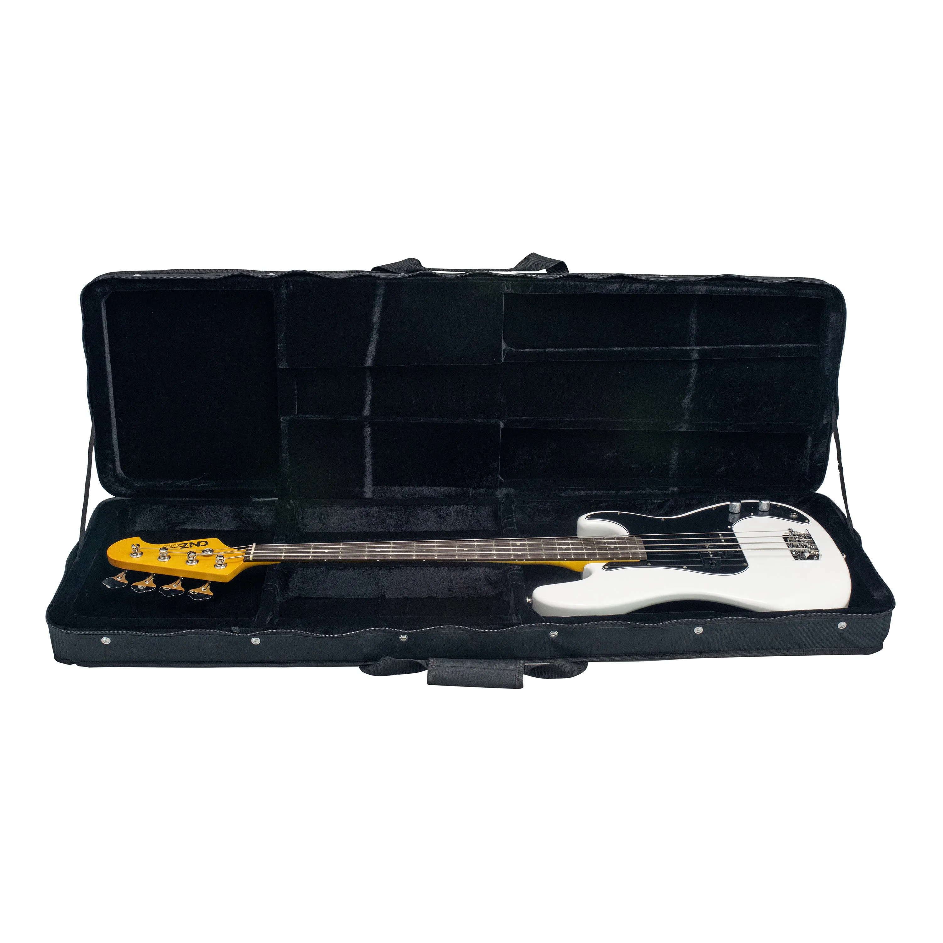 Lightweight Polyfoam Bass Guitar Case - Black