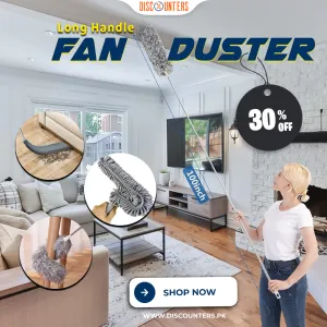 Long Handle Cleaning Fan Duster