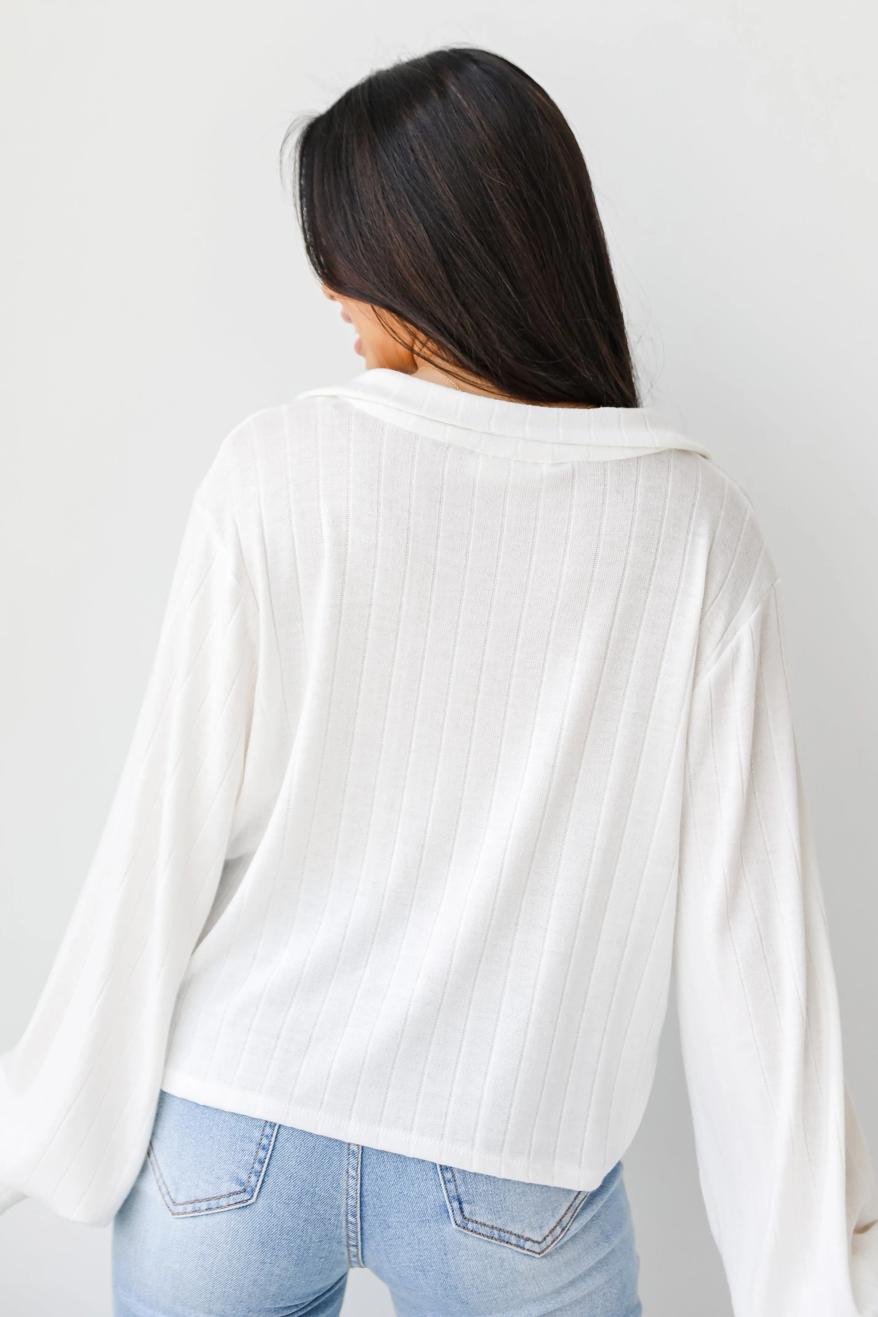 Love Your Look Collared Knit Top