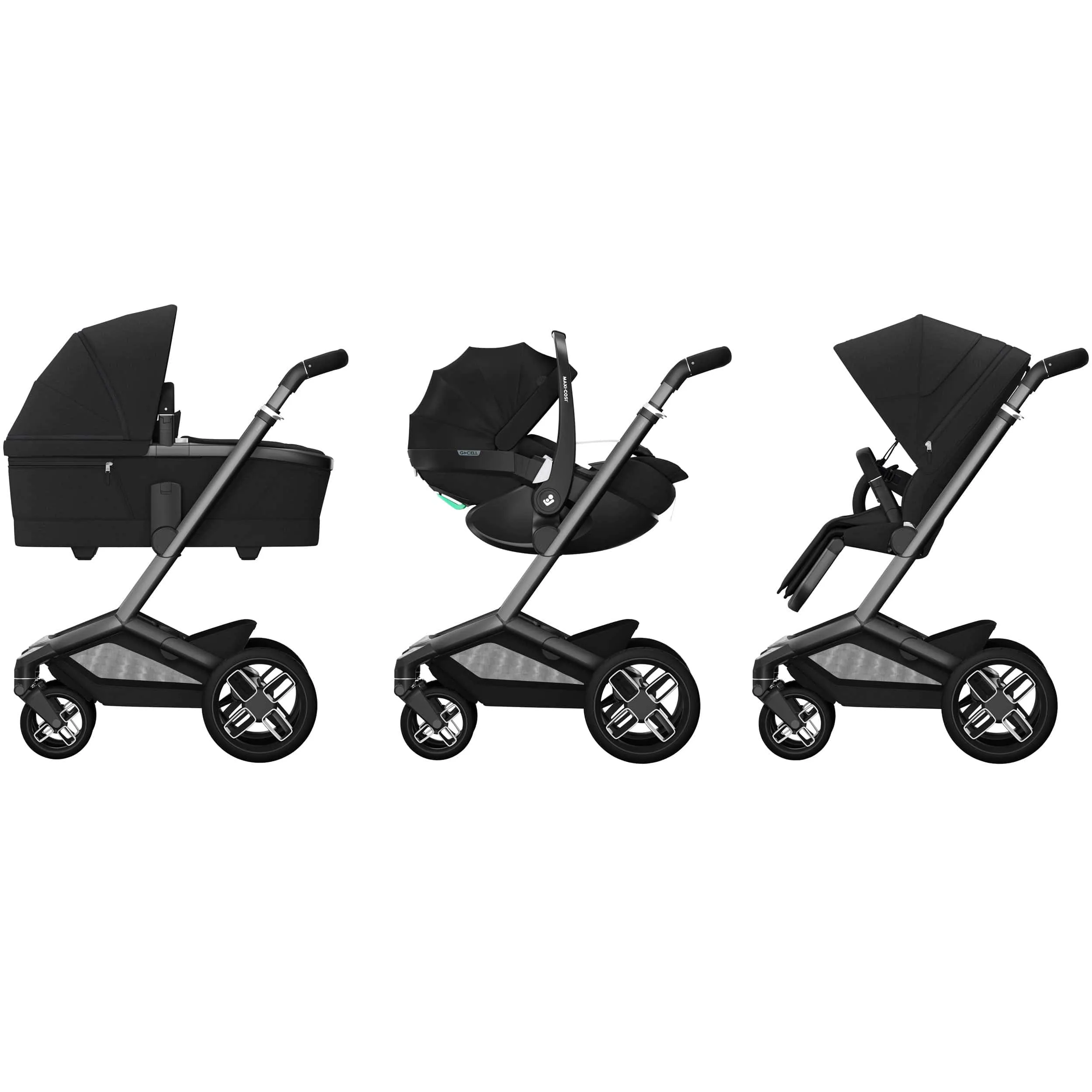 Maxi-Cosi FAME 7 Piece Essential Bundle in Twillic Black