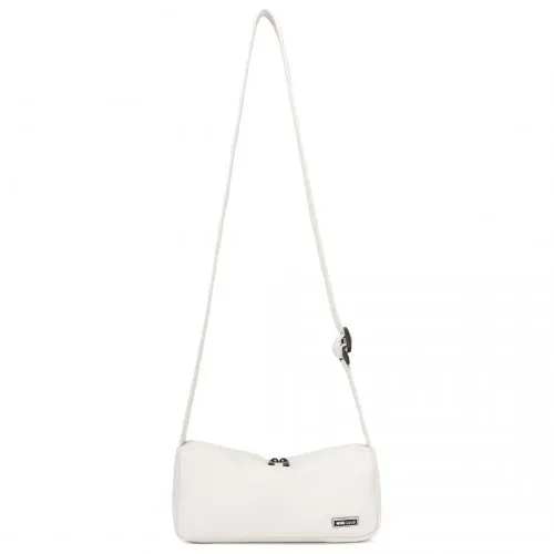 Miss Lulu Vintage Chic Lightweight Crossbody Bag - Beige | Stylish & Functional Water-Resistant Everyday Bag