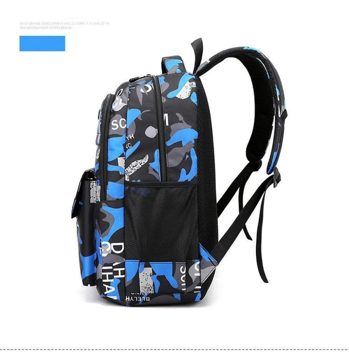 Multi-Functional Backpack for Teenage Boys, High-Quality Material, Durable Straps, Ideal for School, Leisure Activities, or Hiking, Stylish and Fashionable Design