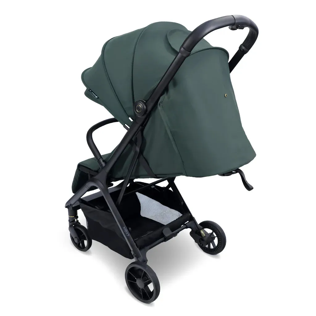 My Babiie MBX7 Auto-Fold Stroller - Forest Green