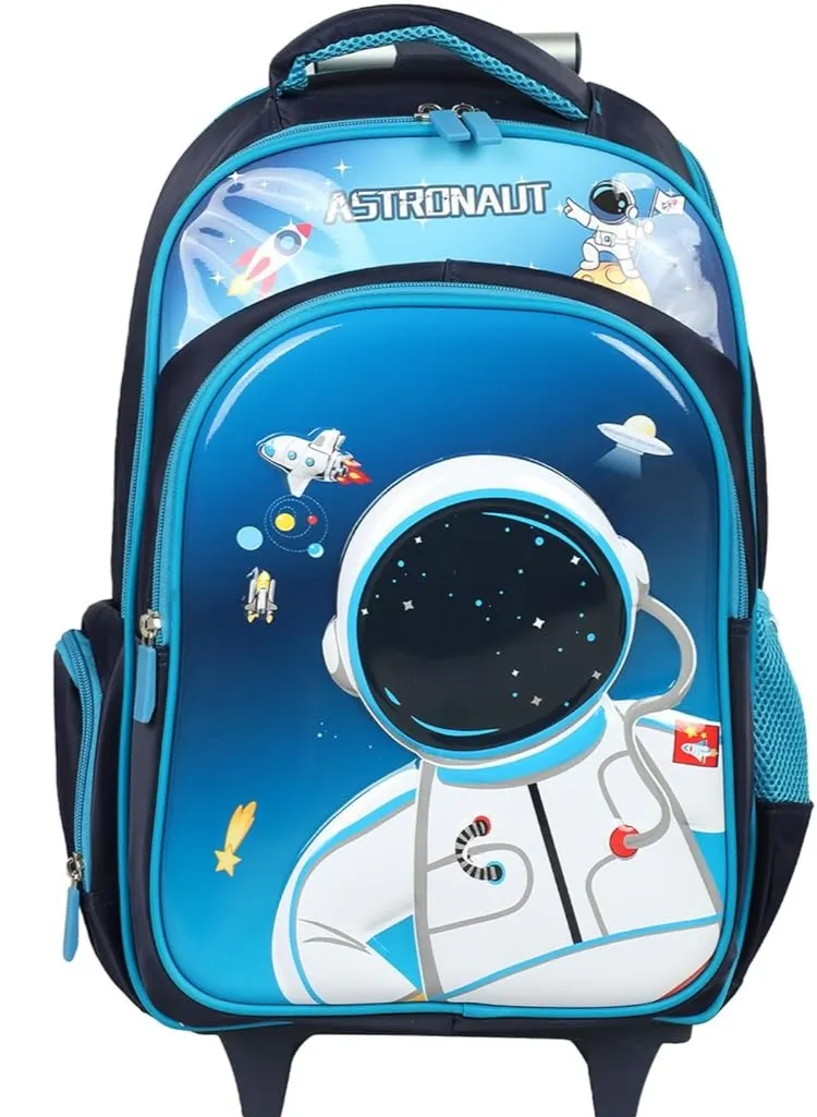 Novex Astronaut Backpack With Trolly  (Blue)