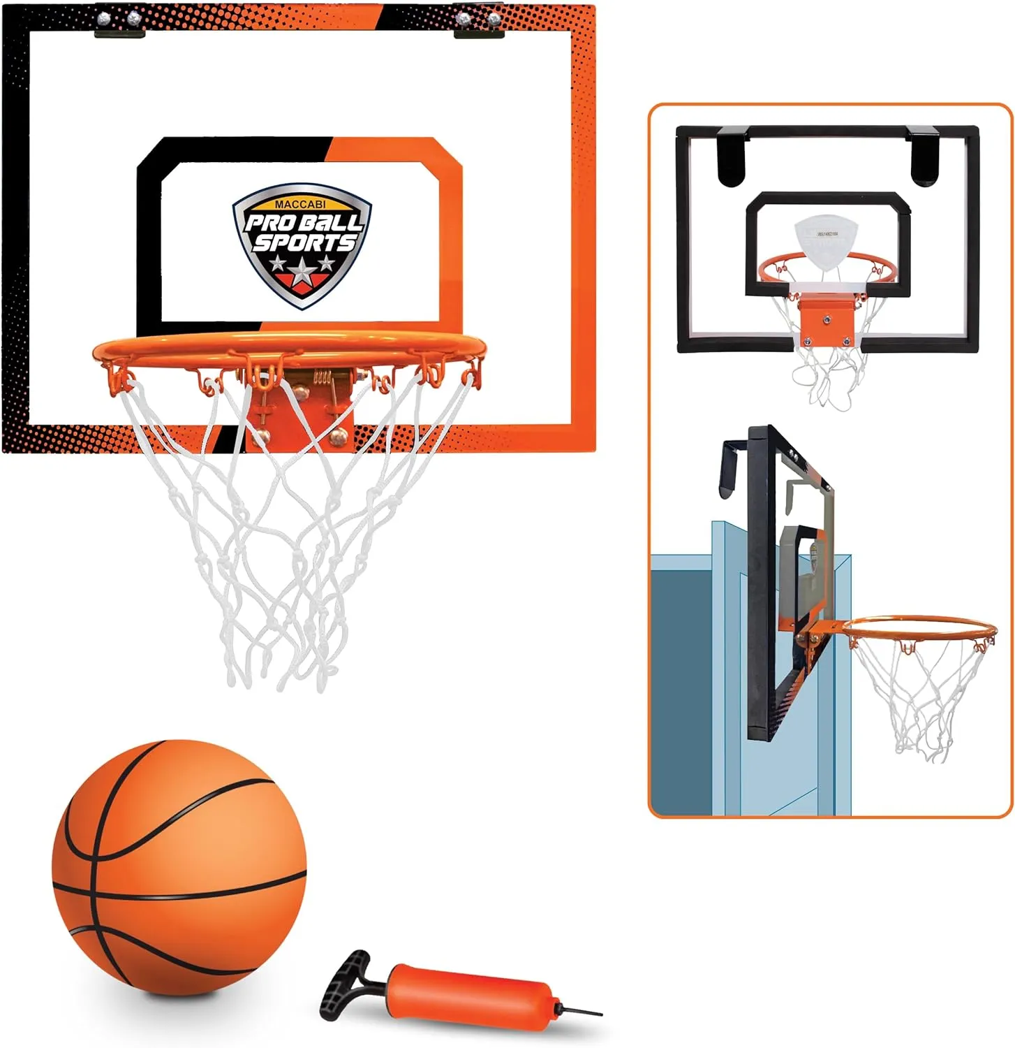 Over-The-Door Basketball Set - All-Inclusive Kit