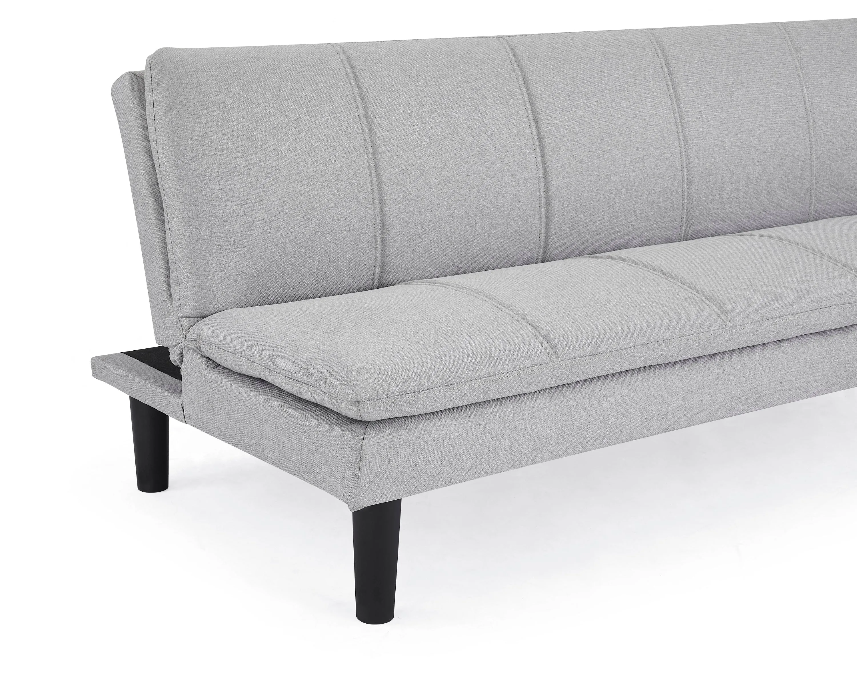 Pearse Fabric Sofa Bed, Light Grey Fabric