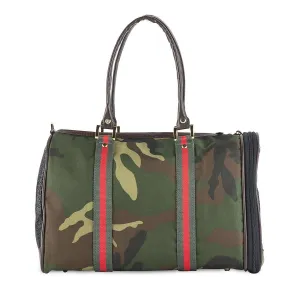 Petote JL Duffel Dog Carrier Camo With Stripe