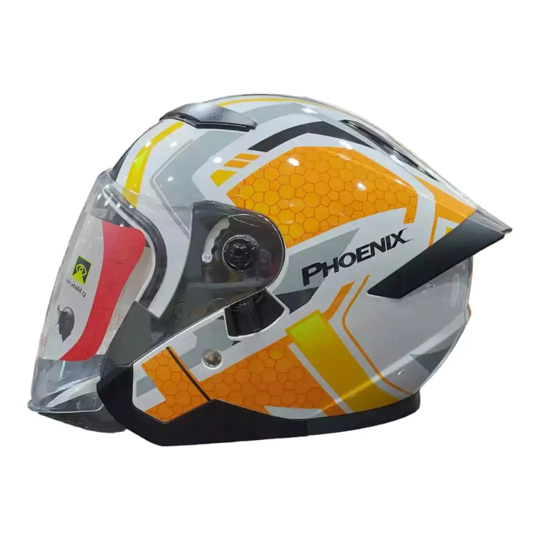 Retro Open Face Motorcycle Helmet, Adult Motorcycle Half Helmet 3/4,DOT Approved with Double Visor Summer Scooter Light Moped ATV Street Helmet Motorcycle... TKMW-026-8  3/4 Helmet