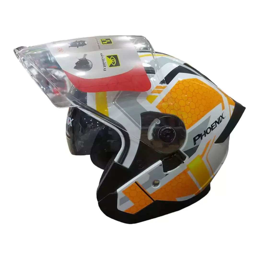 Retro Open Face Motorcycle Helmet, Adult Motorcycle Half Helmet 3/4,DOT Approved with Double Visor Summer Scooter Light Moped ATV Street Helmet Motorcycle... TKMW-026-8  3/4 Helmet