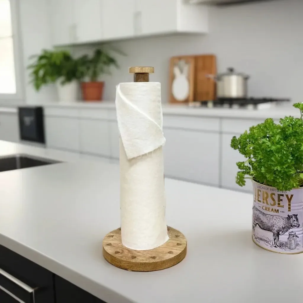 Reusable Kitchen Towels - Cream Washable Bamboo Kitchen Roll