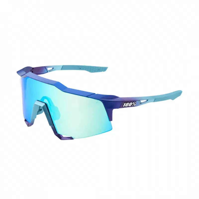 RIDE 100% Eyewear Speedcraft - Matte Matallic Into the Fade Blue Topaz Multilayer Mirror Lent