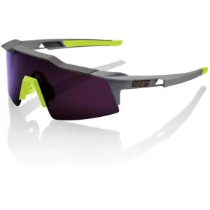 RIDE 100% Eyewear Speedcraft Soft Tact - Midnight Mauve Purple Lens